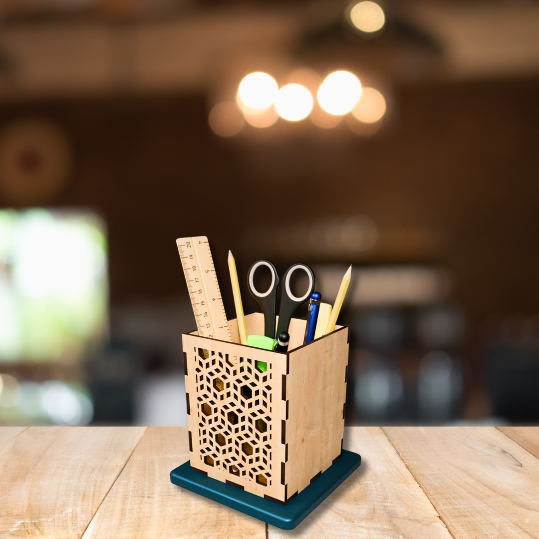Geometric Desk Organizer