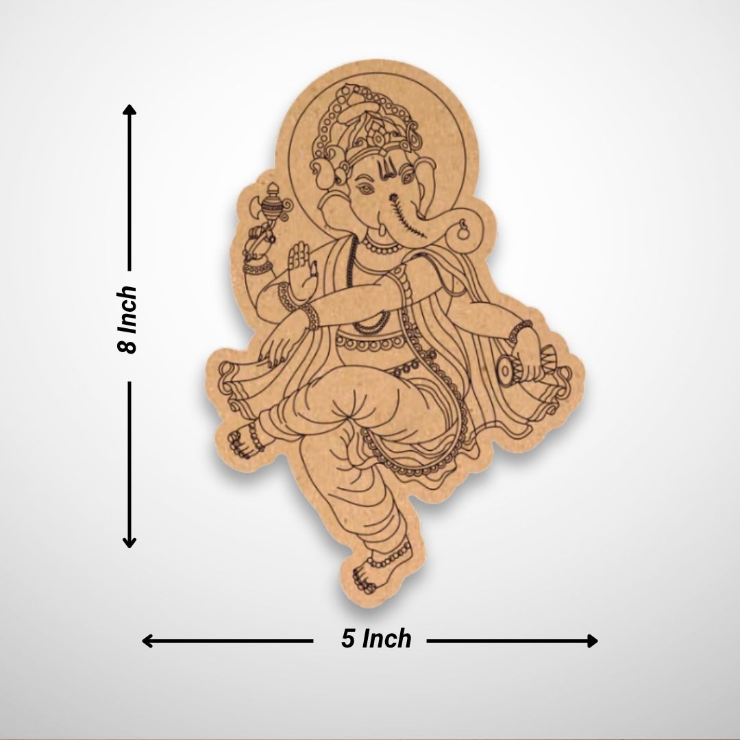 Ganesha Pre Marked MDF Design