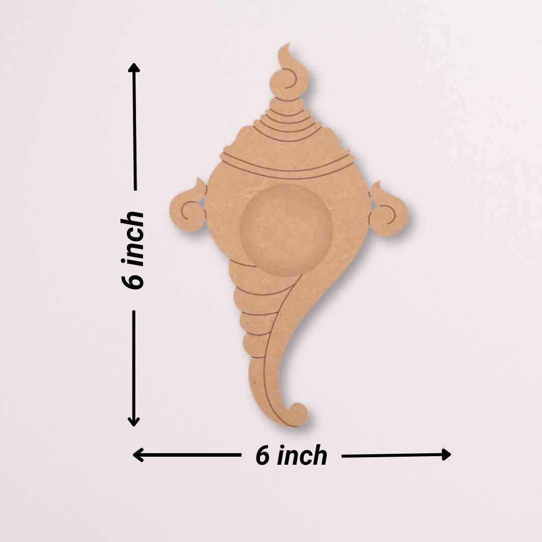 Shankh Tea Light Holder TH050