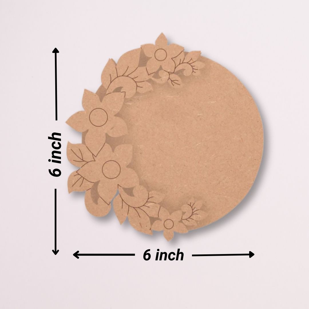 MDF Flower Tea Light Holder TH053