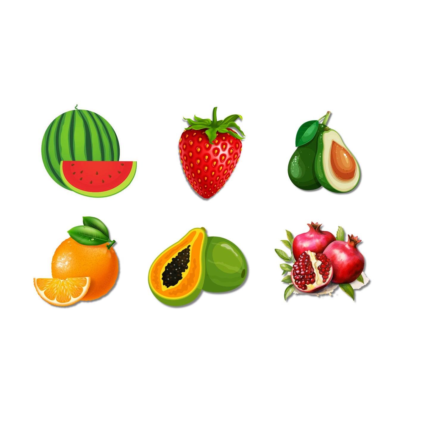 Fridge Magnet Fruits Theme for Home & Kitchen