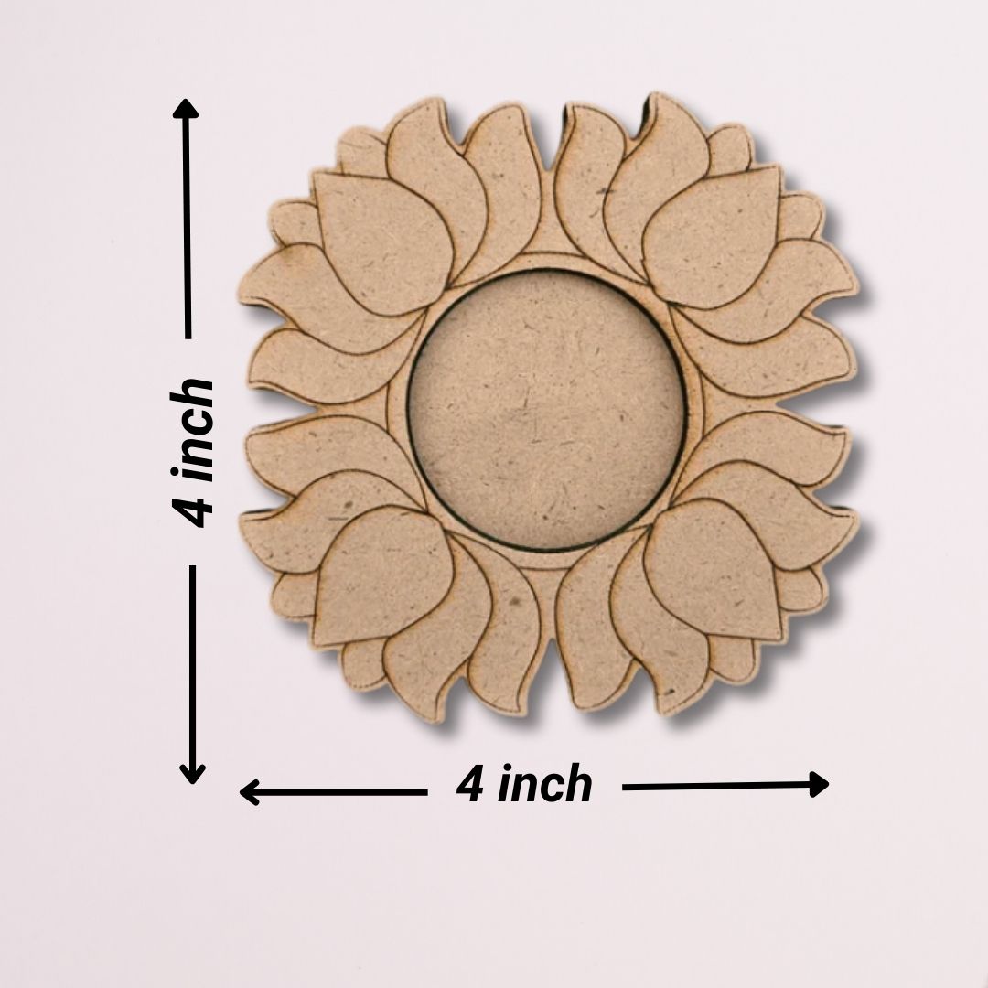 Lotus Design MDF Tealight Candle Holder TH005