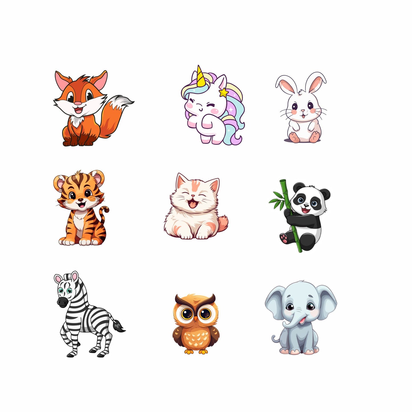 Fridge Magnet Cute Animals Theme for Home & Kitchen