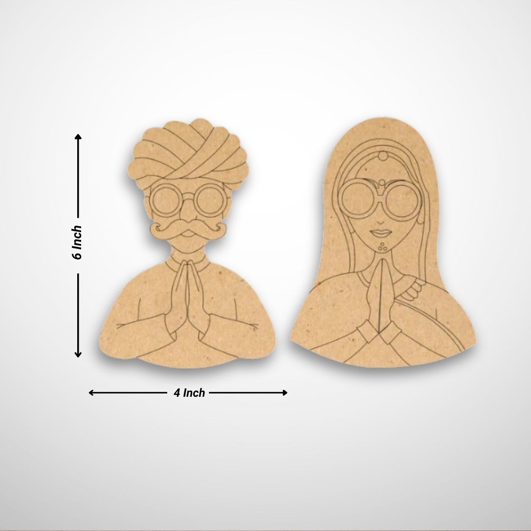 Ram Ram Sa Khamma Ghani MDF Cutouts