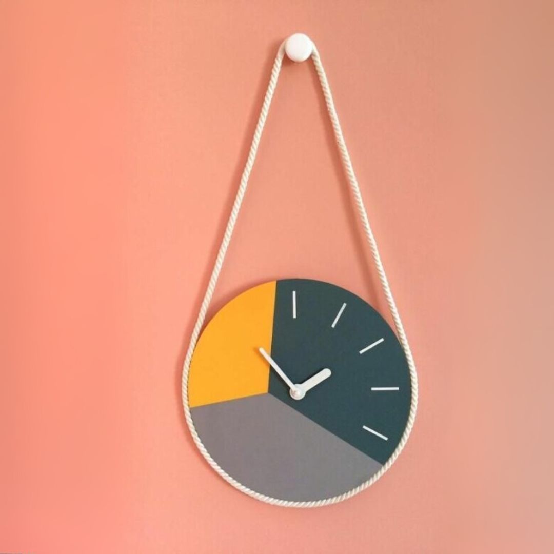 Stylish Rope Hanging Decorative Wall Clock