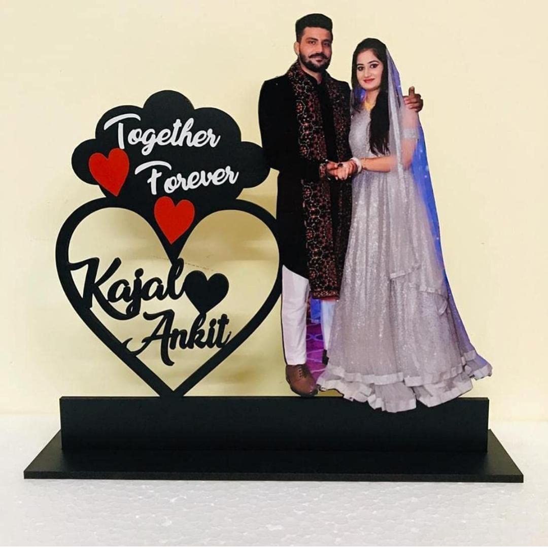 Customized Cutout with Your Names & Photos