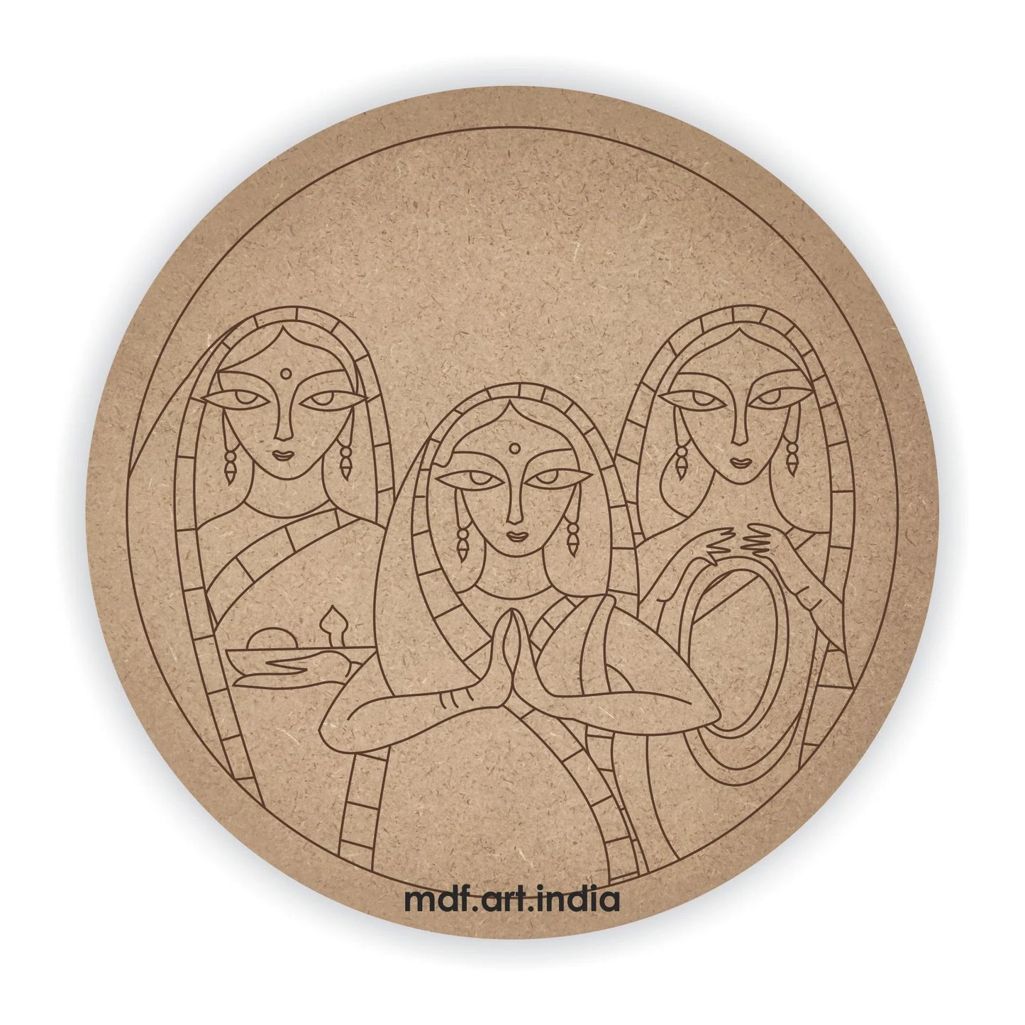 Pre Marked Round Namaste