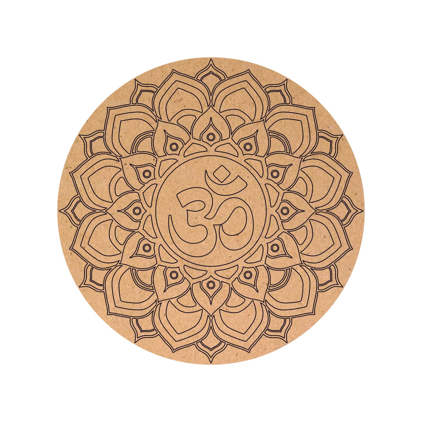 OM Design Mandala Round MDF Base