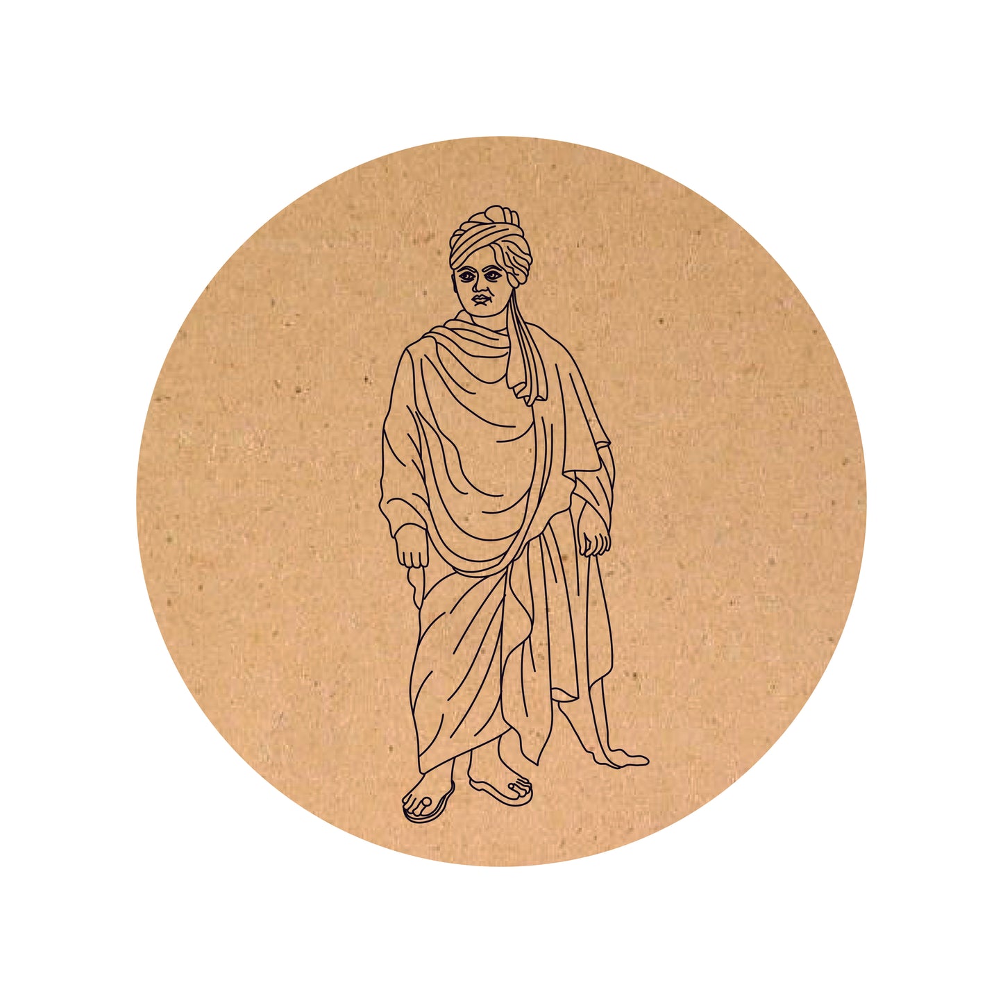 Swami Vivekananda Pre marked MDF Round