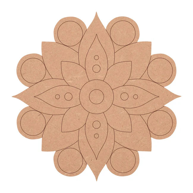 Flower mandalas Rangoli Base