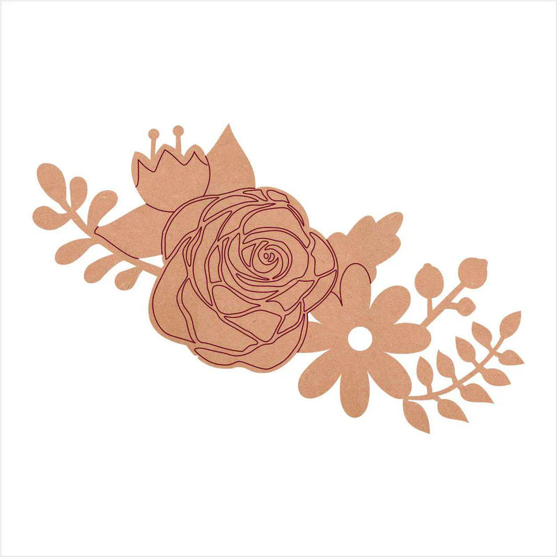 Mdf Flower Cutouts