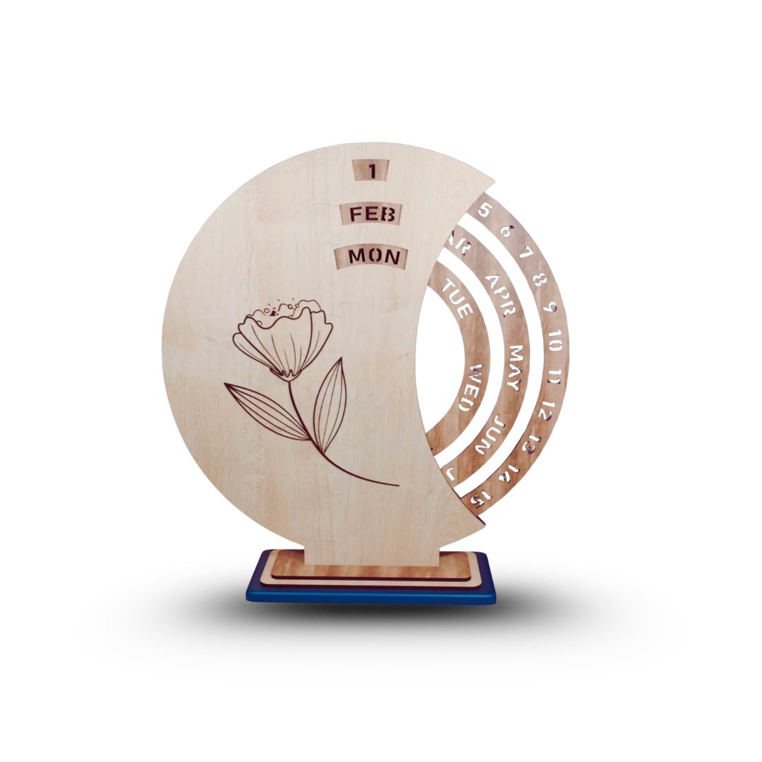 Premium Rotating Desktop Calendar