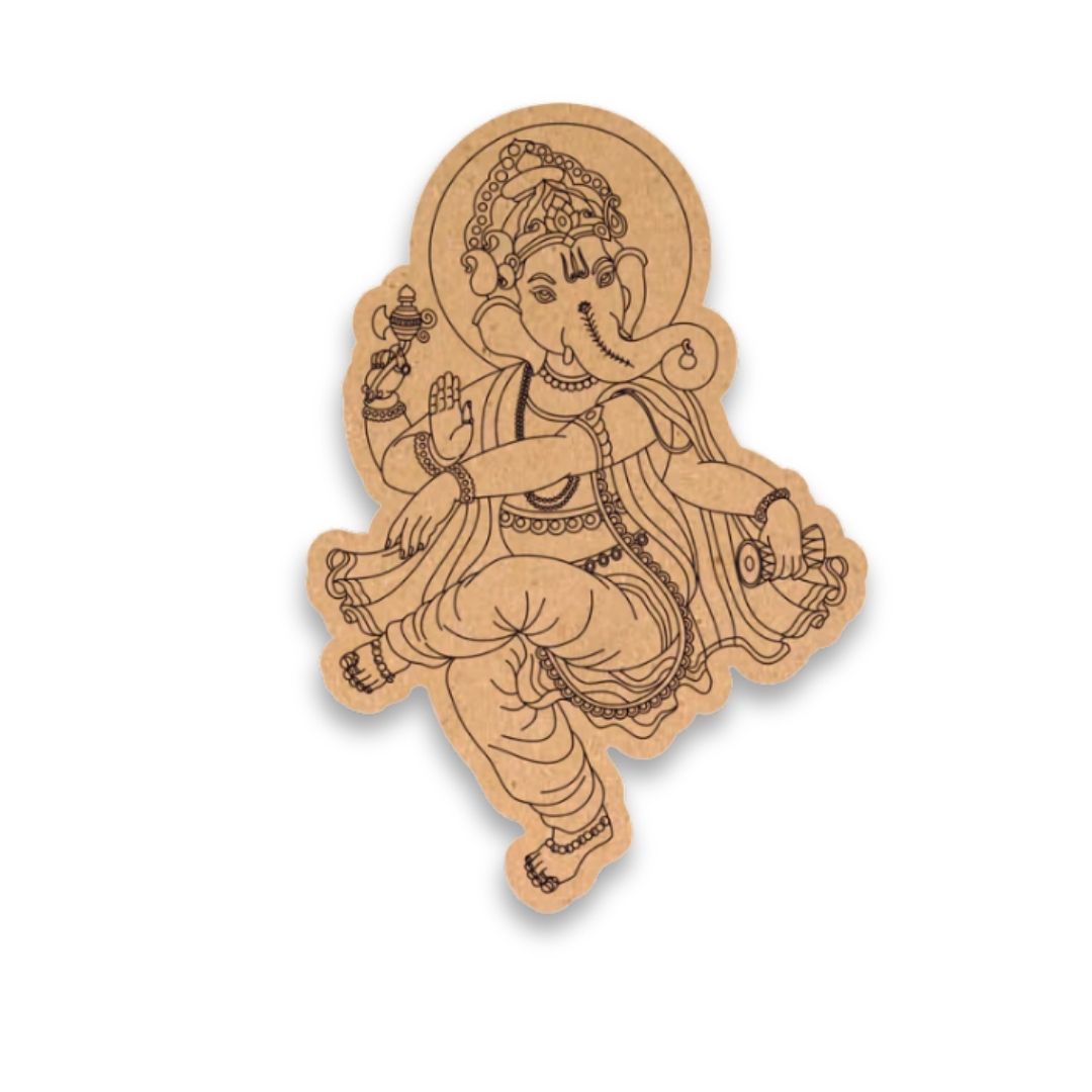 Ganesha Pre Marked MDF Design