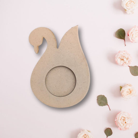 Peacock  Design MDF Tealight Candle Holder TH034