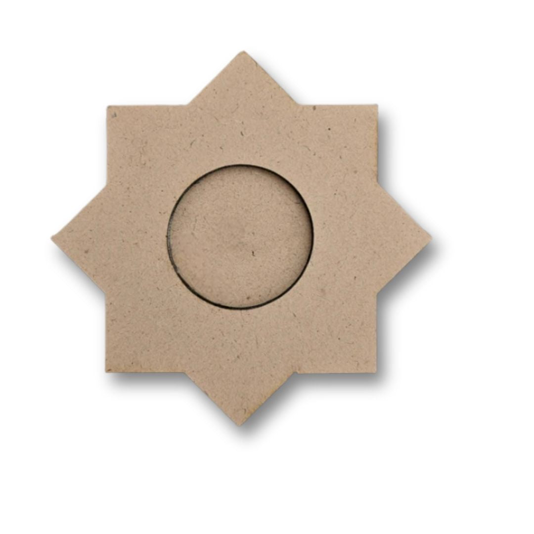 Geo Metric Shape MDF Tea Light Candle Holder TH036