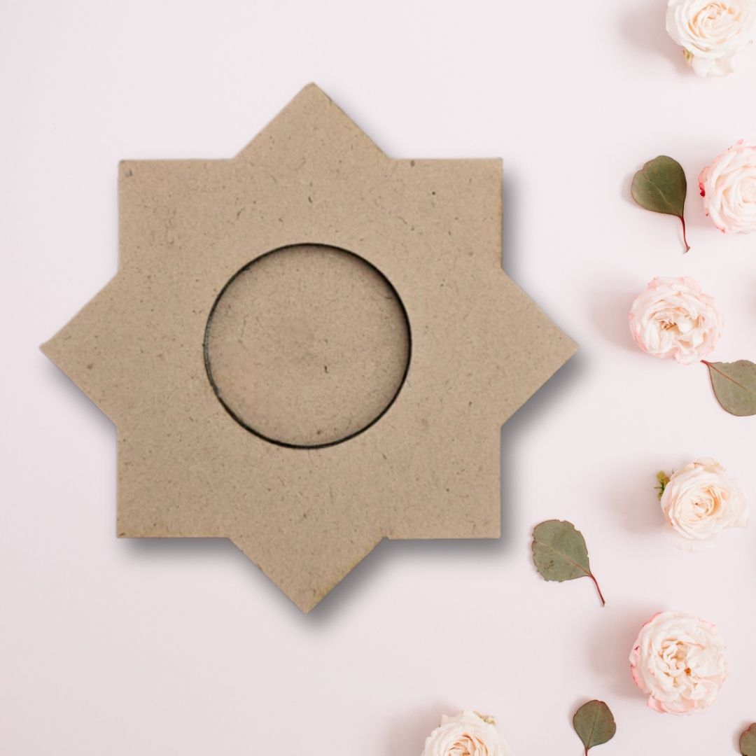 Geo Metric Shape MDF Tea Light Candle Holder TH036