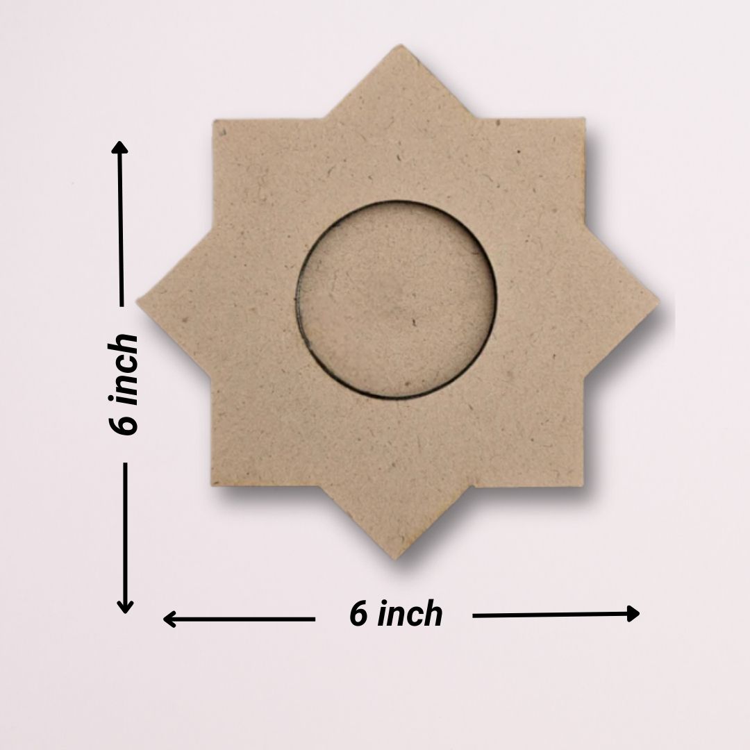 Geo Metric Shape MDF Tea Light Candle Holder TH036