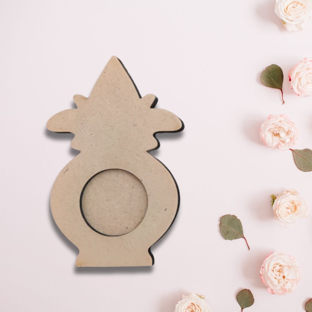 Kalash Shape MDF Tealight Candle Holder TH037