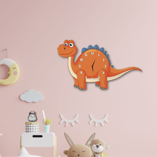 Cute Dinosaur-Shaped Wall Clock for Decoration