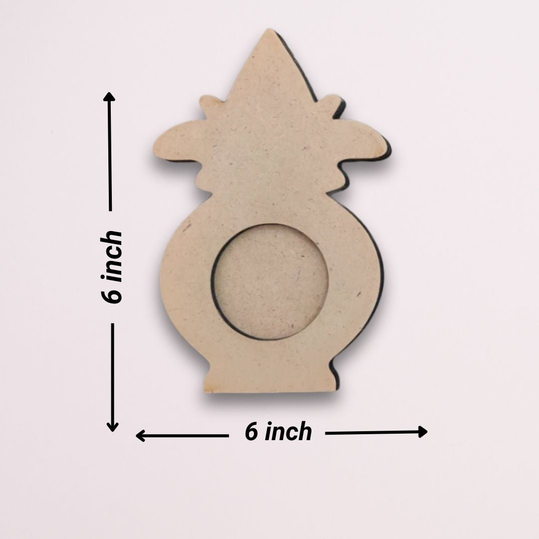 Kalash Shape MDF Tealight Candle Holder TH037