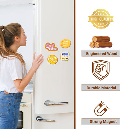 Fridge Magnet Motivational Theme for Home & Kitchen