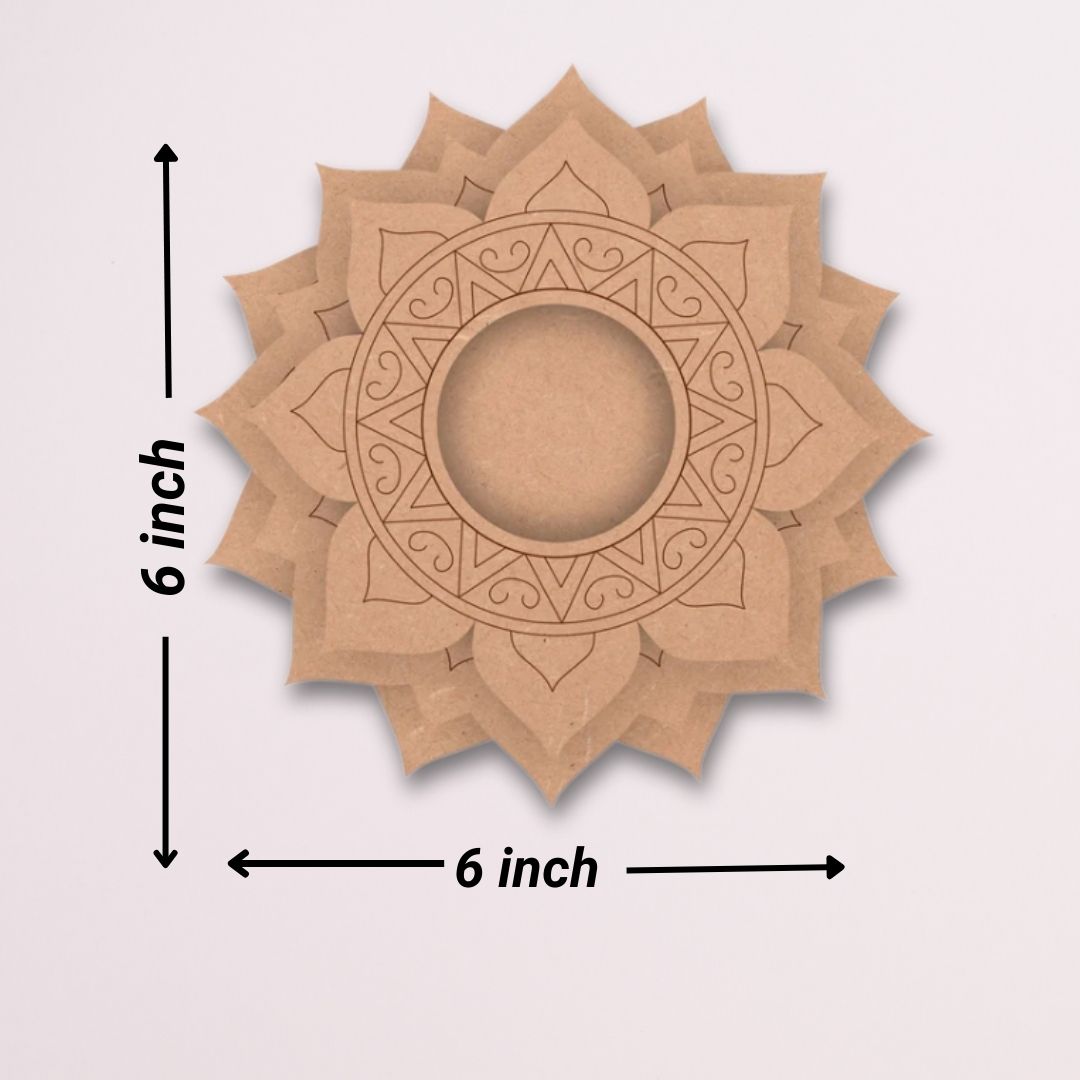 Mandala T Light Candle Holder TH041