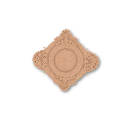 Floral Design MDF Tealight Candle Holder TH042