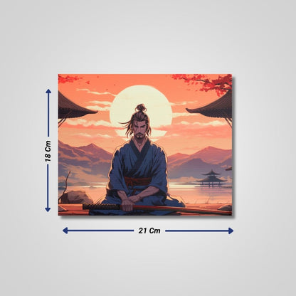 Premium Samurai Printed Mouse Pad