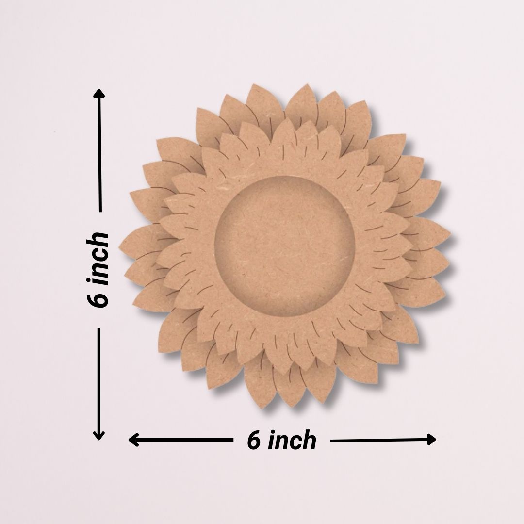 Floral T Light Candle Holder TH048