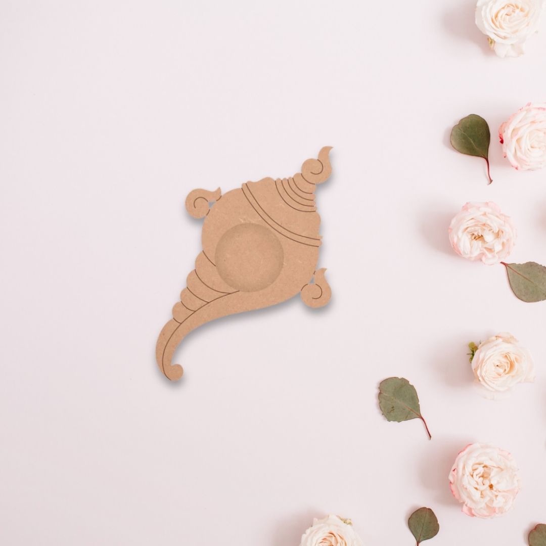 Shankh Tea Light Holder TH050