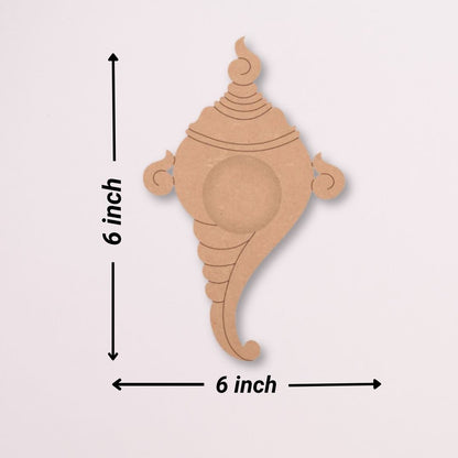 Shankh Tea Light Holder TH050