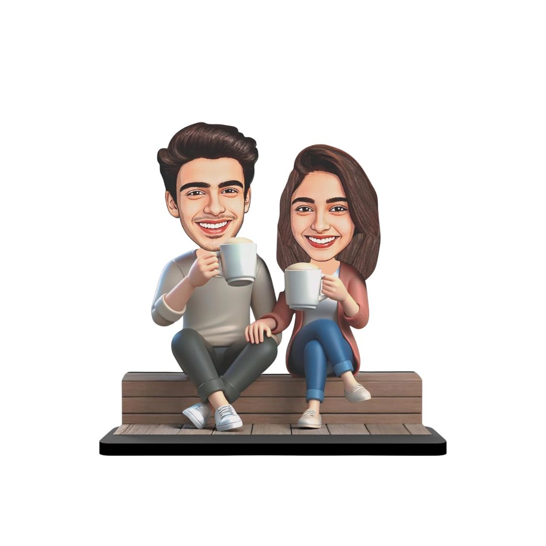 Personalized Gift Character Caricature Photo Frame Cutout