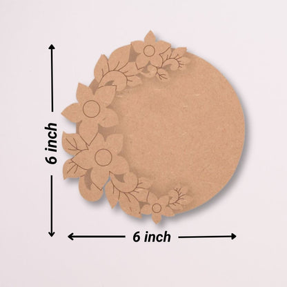 MDF Flower Tea Light Holder TH053