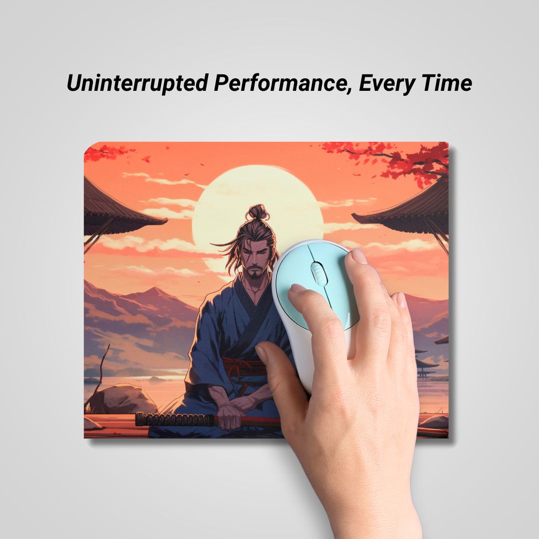 Premium Samurai Printed Mouse Pad