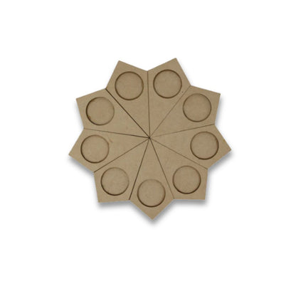 Geo Metric Shape MDF Tea Light Candle Holder TH063