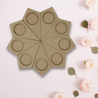 Geo Metric Shape MDF Tea Light Candle Holder TH063