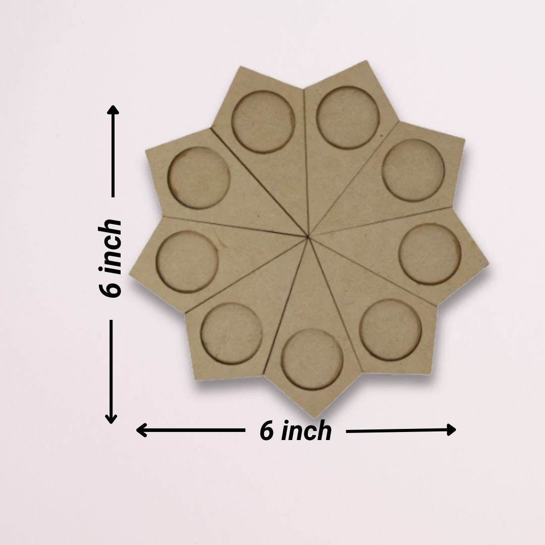 Geo Metric Shape MDF Tea Light Candle Holder TH063