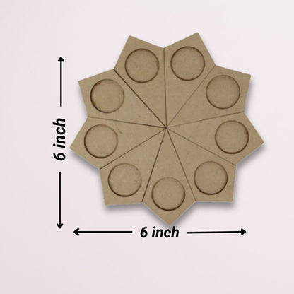 Geo Metric Shape MDF Tea Light Candle Holder TH063