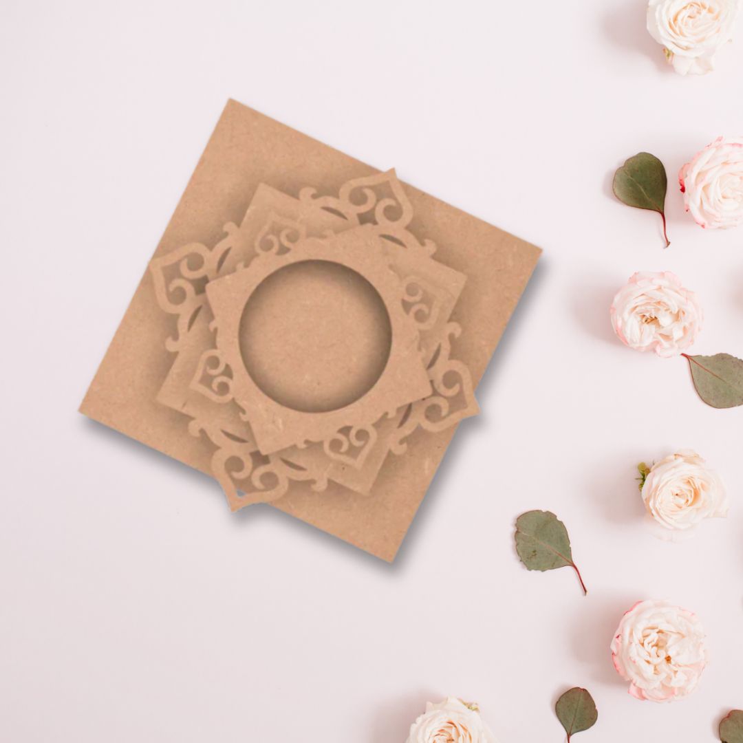 Chatushpad T Light Candle Holder TH058