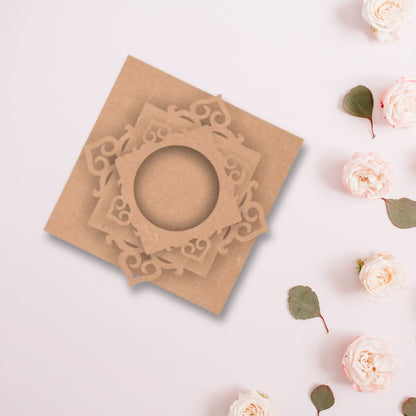 Chatushpad T Light Candle Holder TH058