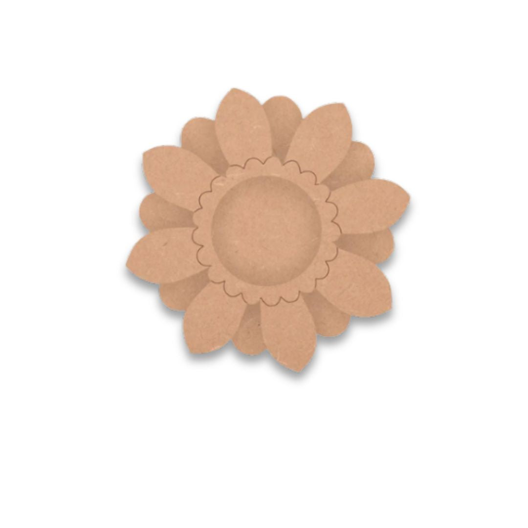 Daisy Floral MDF T Light Candle Holder TH059