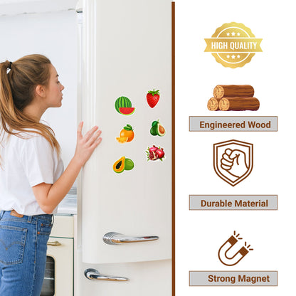 Fridge Magnet Fruits Theme for Home & Kitchen