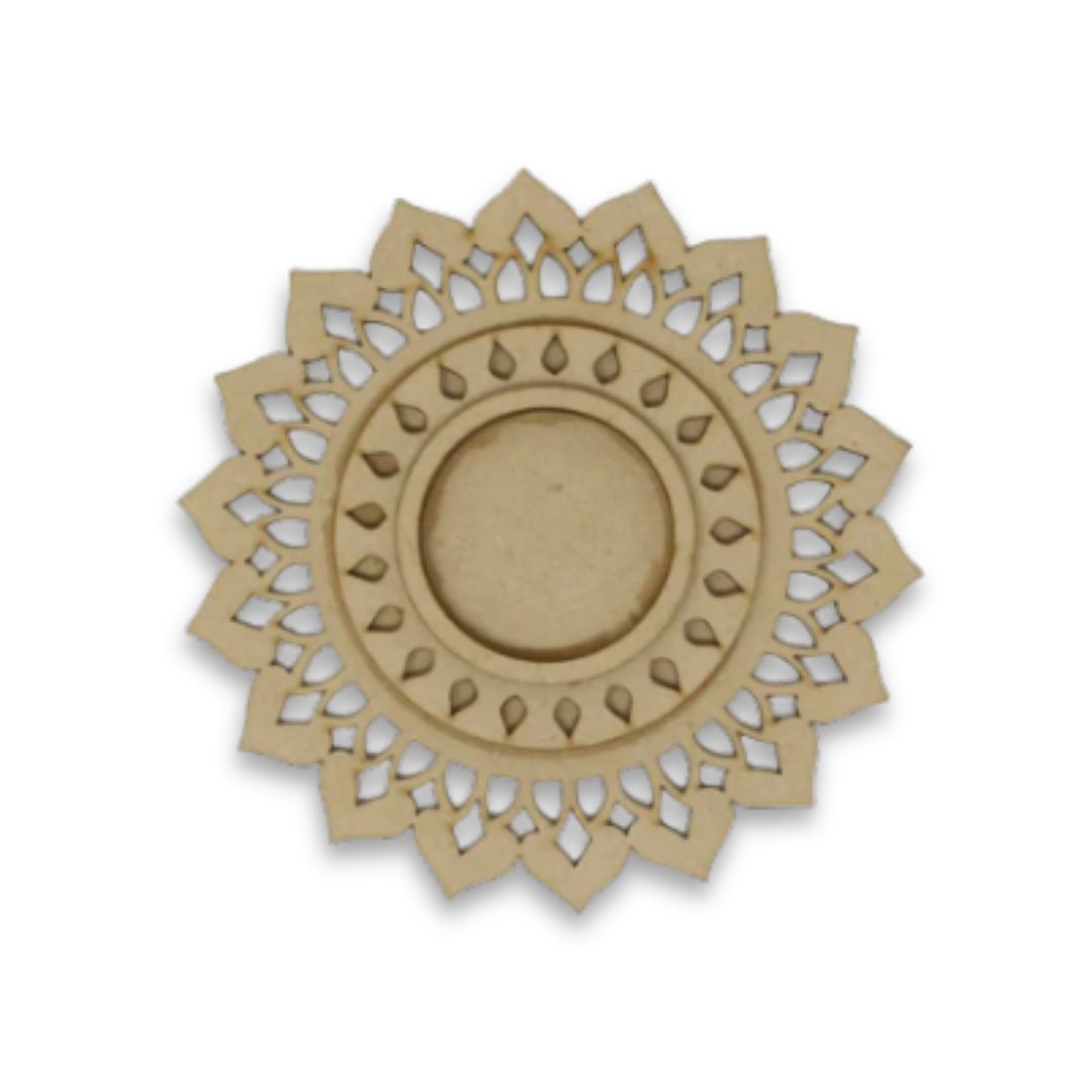 Designer 3 Layer MDF Tea Light Holder TH061