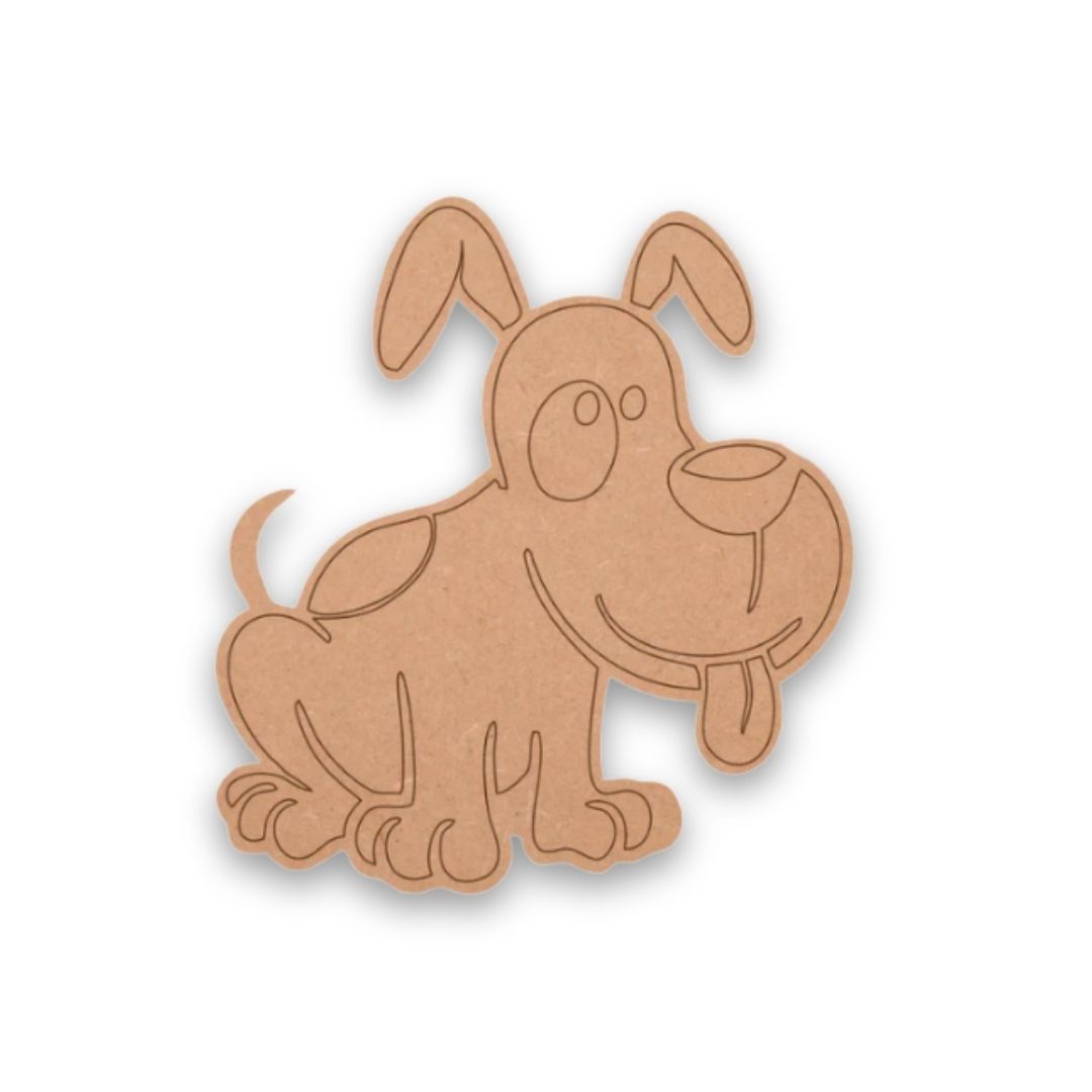 Dog Shape MDF Cutout