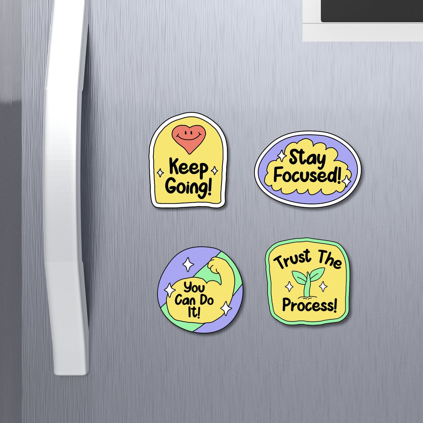 Fridge Magnet Motivational Theme for Home & Kitchen