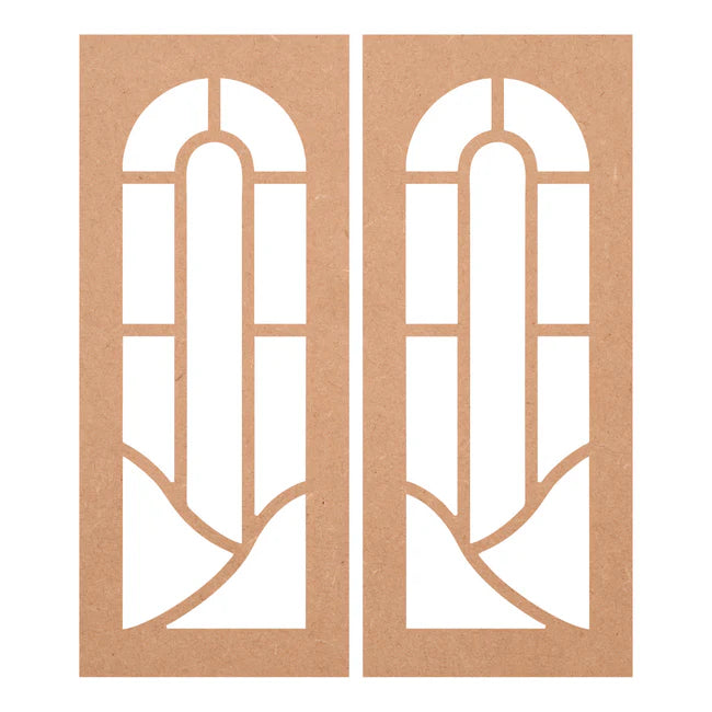 MDF Window or Door cutout 01 (set of 2)