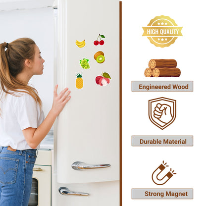 Fridge Magnet Fruits Theme for Home & Kitchen