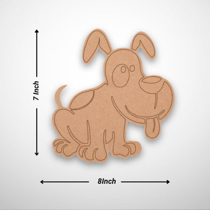Dog Shape MDF Cutout