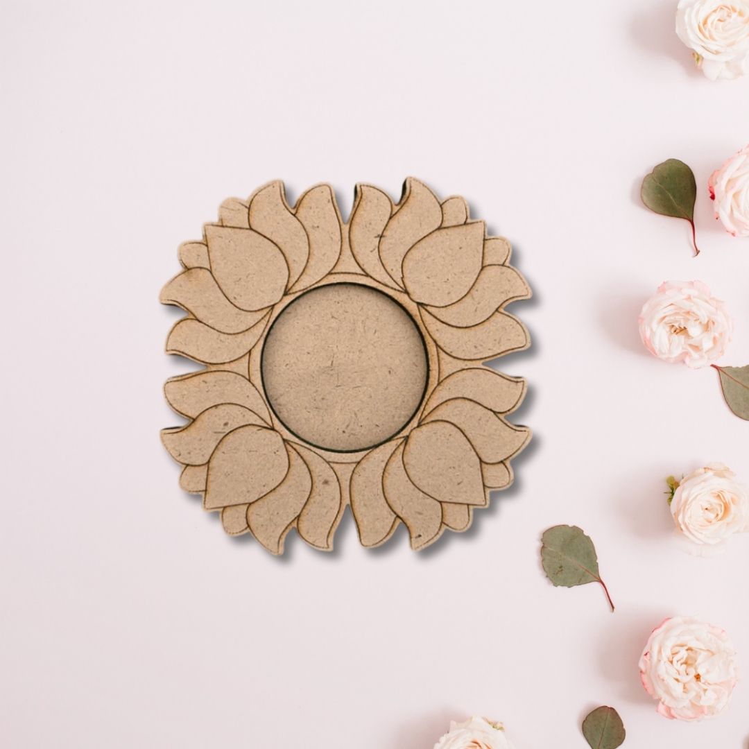 Lotus Design MDF Tealight Candle Holder TH005