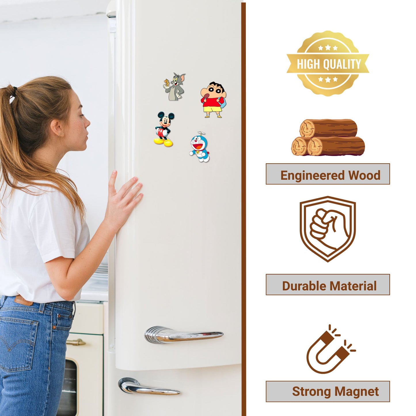 Fridge Magnet Cartoon Theme for Home & Kitchen